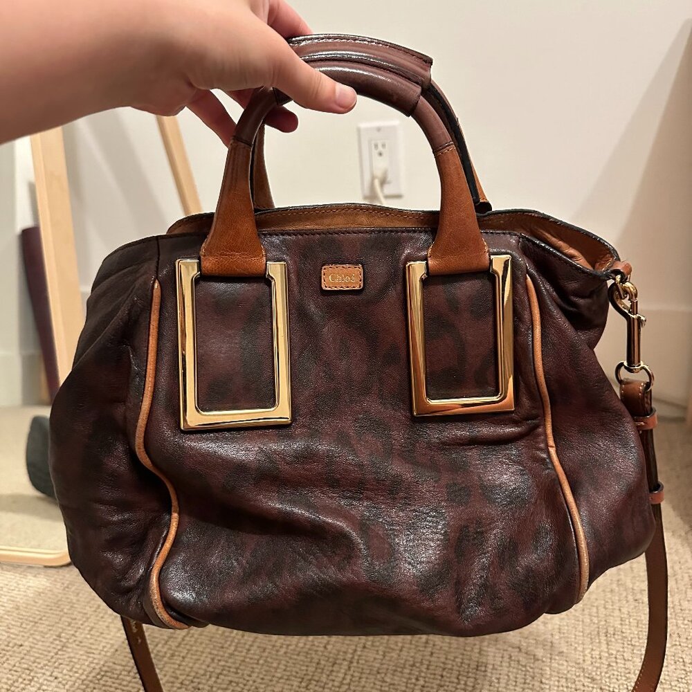 Chloe Ethel bag in rare animal print